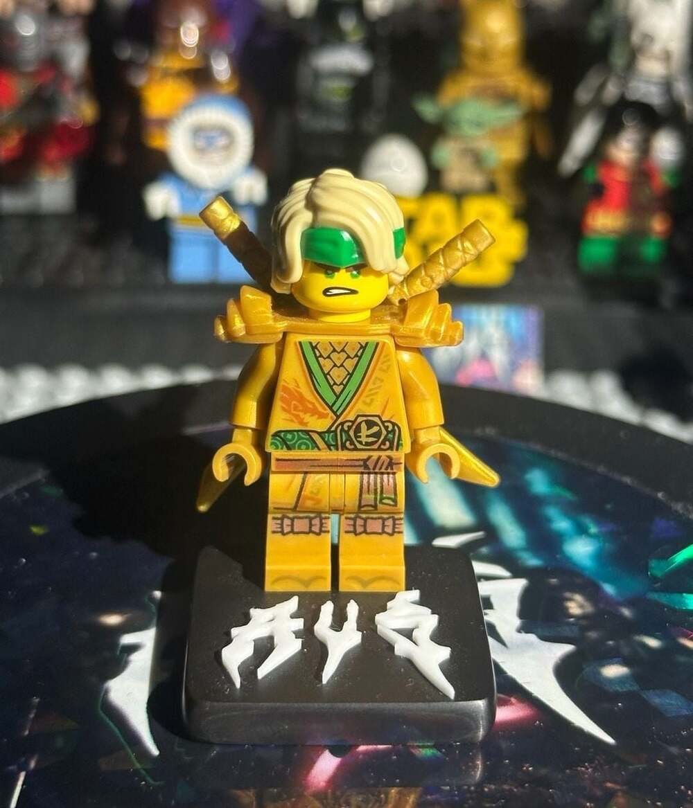 LEGO Lloyd Golden Ninja 10th Anniversary Minifigure Ninjago 71735 njo0640